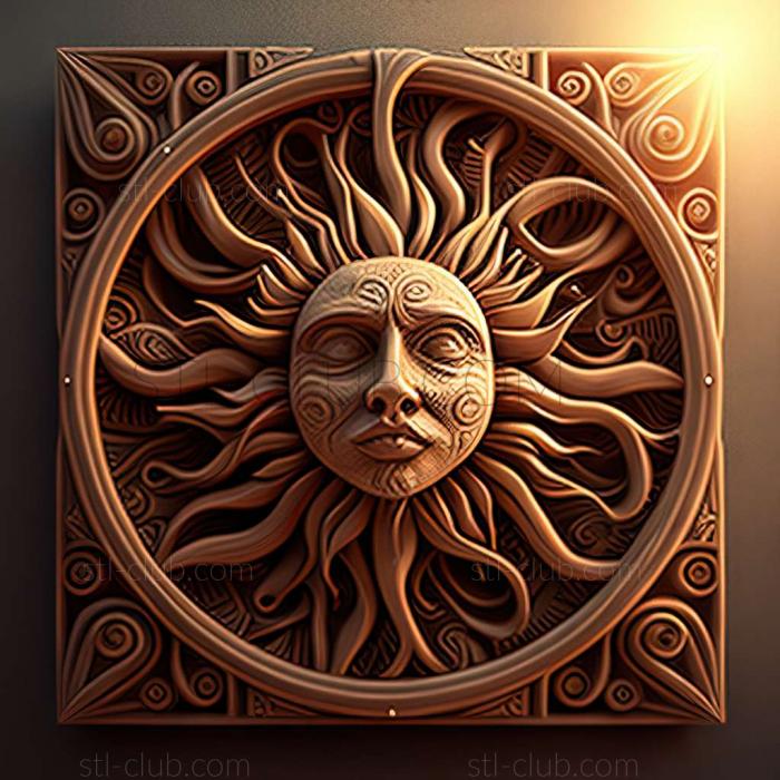 3D model sun (STL)